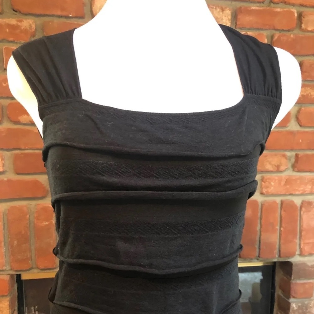 MAX STUDIO Black Ruffle Mini Dress - Picture 13 of 16